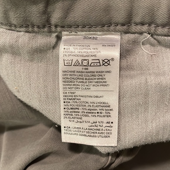 Old Navy Gray Chino - Picture 3 of 4